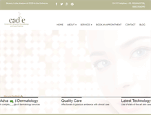 Tablet Screenshot of delhidermatologist.com